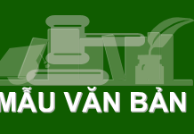 Luật sư tại Hà Nội giới thiệu Biểu mẫu quyết định Thi hành án chủ động