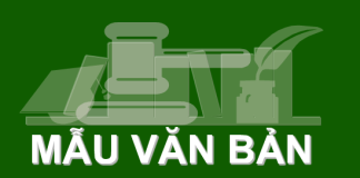 Luật sư tại Hà Nội giới thiệu Biểu mẫu quyết định Thi hành án chủ động