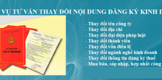 Thay đổi đăng ký kinh doanh: Thay đổi địa chỉ trụ sở chính của doanh nghiệp